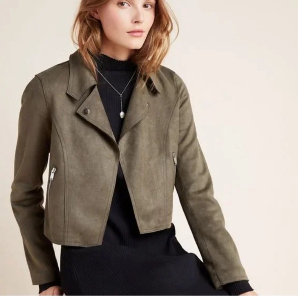 KELYN SUEDED MOTO JACKET